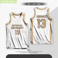 2026 PERSONALIZE SURNAME & NUMBER PREMIUM BASKETBALL JERSEY (NATIONAL UNIVERSITY). 