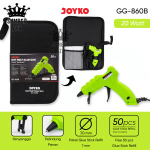 Glue Gun JOYKO Lem Tembak GG-860B 20W with Bag and Glue Stick Refill
