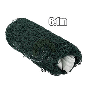 6.1mX0.76m Polypropylene Indoor Badminton Net Standard Competition Red Green