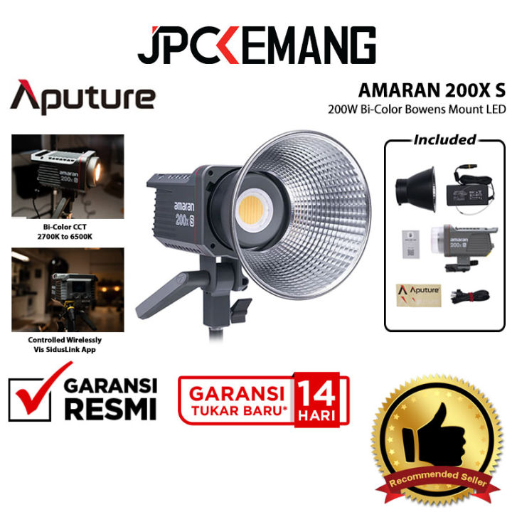 Aputure Amaran 200X S Bi Color LED Video Light Flash 200XS 200 XS JPC KEMANG GARANSI RESMI