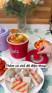 Nồi Lẩu Điện Mini Đa NăngCa Nấu Mì Ăn LiềnCốc Ăn Lẩu Cô Đơn Dung Tích 1.5L Phukienprocare