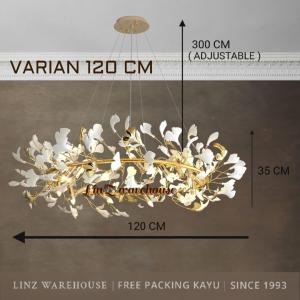Lampu Gantung MODERN LARGE LUXURY CERAMIC LEAVES chandelier