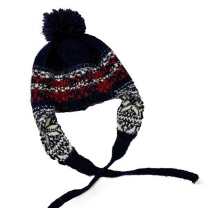 SKINJOY Jacquard Knitted Beanies Caps Weave Y2k Women Wool Cap Casual Coldproof Ear Protection Cap Outdoor