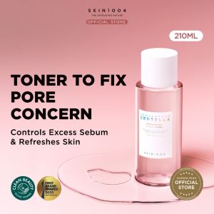 SKIN1004 Madagascar Centella Poremizing Clear Toner 210ml | 4-HA Complex Pink Salt Pore Care Exfoliating Toner Sebum Control Sensitive Skin