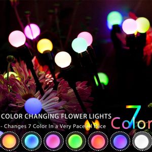 Lampu Christmas lights Solar Fairy String Lights Outdoor Solar Light 10led Garden Light Swing Fireflies Star Light Christmas Decoration 2025