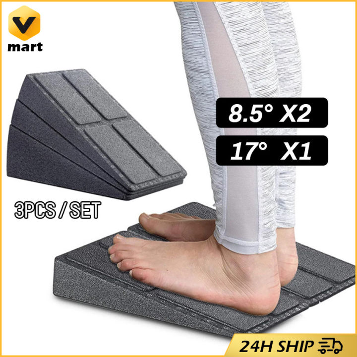 3pcs/set Squat Wedge Block Adjustable Non-Slip Squat Ramp Deadlift - Main Image