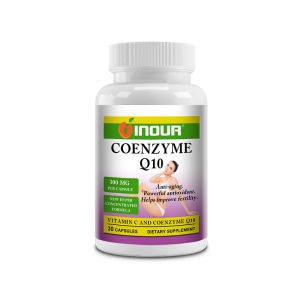 Coenzyme Q10 300mg Capsules with Vitamin C Antioxidant Anti-aging Health Support
