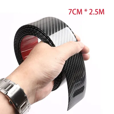 Nhãn Dán Xe Hơi Dải Cao Su Sợi Cacbon Tấm Bảo Vệ Ngưỡng Cửa Dải Trang Trí Tự Làm Chống Trầy Xước Toàn Thân