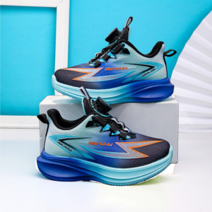 New Fashion Basketball Shoes for Kids Boy High-top Rubber Basketball Shoes for Kids Size 26-37