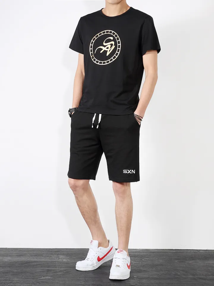 Men's Sports and Casual attire Terno T-shirts and shorts 3009