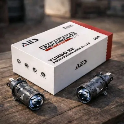 BILED LED BI-LED BILASER H4 AES TURBO SE EXPERIENCE SOCKET H4 SATUAN - SATUAN (DEVIL MERAH)