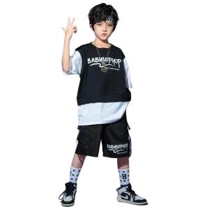 BERRYL Setelan Dance Anak Laki Laki 3in1 Korea Bahan Katun Usia 2-14 Tahun LITTLE ROOM KIDS