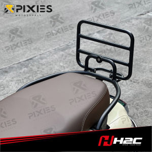 H2C REAR CARRIER RACK CHROME BLACK FOR HONDA GIORNO 125