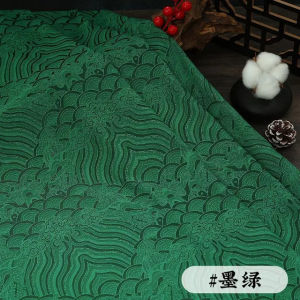 Wave Jacquard Fabric Micro Stretch Breathable Skirt Sewing Anti Wrinkle Cloth