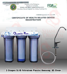 3 Stage SL10 Fil  Plastic Hpusing - US Clear (Oceanic Pure) NEW