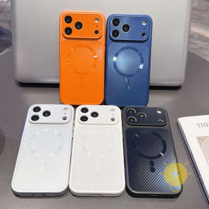 Phone Case For iPhone 17 Pro Max 16 15 14 Magnetic TPU Cover Classic Couple Korean