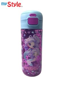 My Style TM 1311 C Dual Functions Drink TRITAN Bottle 600ml for Junior Girls - Botol Minum Dual Fungsi Anak Perempuan