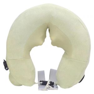 FUKILA  U shape pillow neck massage neck pillow Inflatable Travel Pillow  Electric Travel Massage Pillow Super endurance  Rechargeable