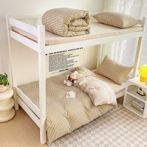 Plaid Plain Duvet Cover Grid Quilt Cover Single/Queen/King Dormitory Child Student Comforter Cover