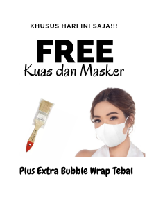 Gratis Kuas + Masker Duckbill + Extra Bubble