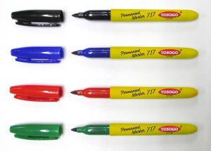 [super stationery] YOSOGO Pen Penanda Kekal Mini/Poket 717 (Mata Bulat Halus - 1.0mm) – 12 Batang Sekotak | Permanent mini/ pocket marker pen wrinting marker pen 717(Bullet/ Fine - 1.0 mm) (12 PCS/ BOX)