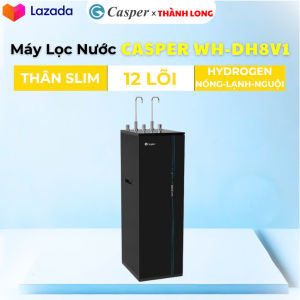 GIẢM 300K KHI MUA TẠI CỬA HÀNG TỈNH BÌNH THUẬN Máy lọc nước nóng nguội lạnh Casper Hydrogen 12 lõi WH-DH8V1 hệ 8 lõi chức năng BẢO HÀNH 2 NĂM CHÍNH HÃNG