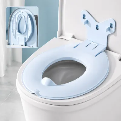 BERMA BABY bệ ngồi toilet tập vệ sinh trẻ em chỉnh cao thấp chống trượt có tay vịn lắp ráp nhanh dùng tại nhà