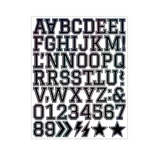 OUREAL Water Cup Decoration Letter Stickers Self Adhesive Easily Recognizable Tamagotchi Stickers Portable Multifunction Reflective Stickers Safety Helmets