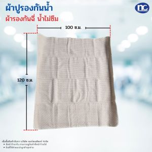 ผ้าปูรองกันน้ำ ผ้ารองกันฉี่ ผ้ารองกันเปื้อน รุ่น V2