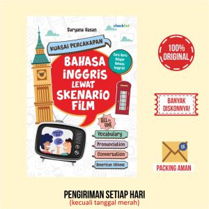 Buku Kuasai Percakapan Bahasa Inggris Lewat Skenario Film