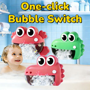 Baby Bubble Frog Bath Toy Automatic Bubble Maker with Music Kids Shower Water Bathtub Toy