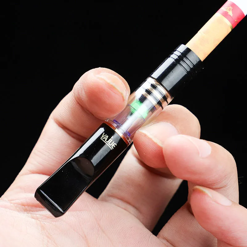 Yajue YJ036 cigarette holder filter circulation type washable filter  element filter tip men's thick and thin dual-purpose cigarette holder