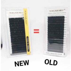 NAGARAKU PREMIUM MATTE ELLIPSE isi 16baris super lembut halus eyelash extension