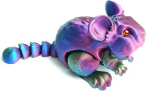 Generic 3D Printed Decorative Ornaments Model Flexible Joint Articulated Squirrel Ornament Surprise Fantasy Gift for Teens