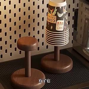 Cup holder desktop storage rack cup dispenser coffee tea cup water cup table commercial paper cup holder