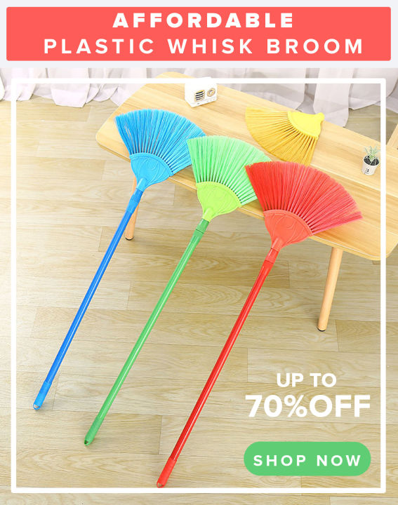 Extendable Plastic Handle Whisk Broom Walis Tambo Affordable Assrted