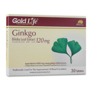 GOLD LIFE GINGKO BILOBA TAB 120MG