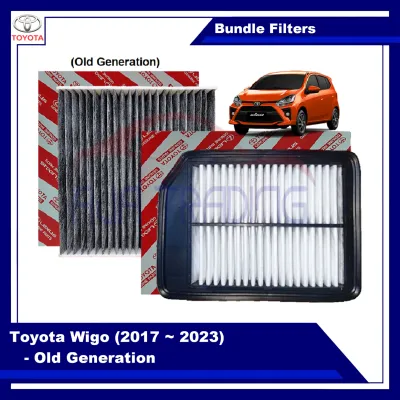 Combo Air Filter and Cabin Filter for Toyota Wigo (2017 - 2023) - Old Generation