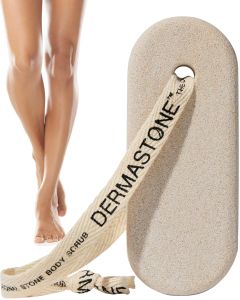LEG & BODY SCRUB - Deep Exfoliating Stone Body Scrubber for Strawberry Legs Treatment Leg Exfoliator Ingrown Hair Dead Skin Remover Foot Scrub & Natural Body Exfoliator for Women Men