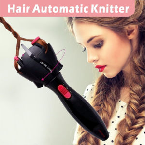 Electric Hair Braider Automatic Knitted Device Hair Braider Styling Two Strands Twist Braid Maker Electric DIY Hair Styling Tool
