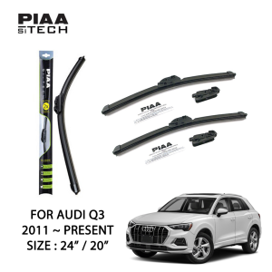 Audi Q3 PIAA Si-Tech Silicone Wiper (24" / 20")