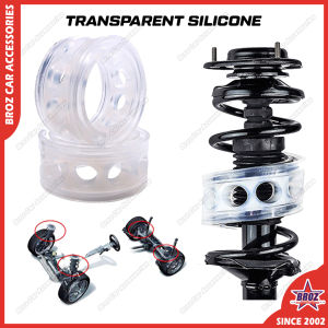 For Perodua Myvi Old 2005-2010 AMT Car Spring Buffer Power Cushion Buffer Coil Spring Rubber SIlicone Damper Kereta Shocks Suspension Cushion DIY 2pcs/set
