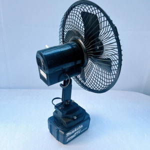 (Quạt Tĩch Điện Quạt Pin Makita hàng chính hãng )  Pin 10 Cell Dùng Liên Tục 8H Quạt Để Bàn Tích Điện 2 Cấp Độ Gió  CÓ TÚP LĂNG QUAY ĐẢO CHIỀU Siêu Mát