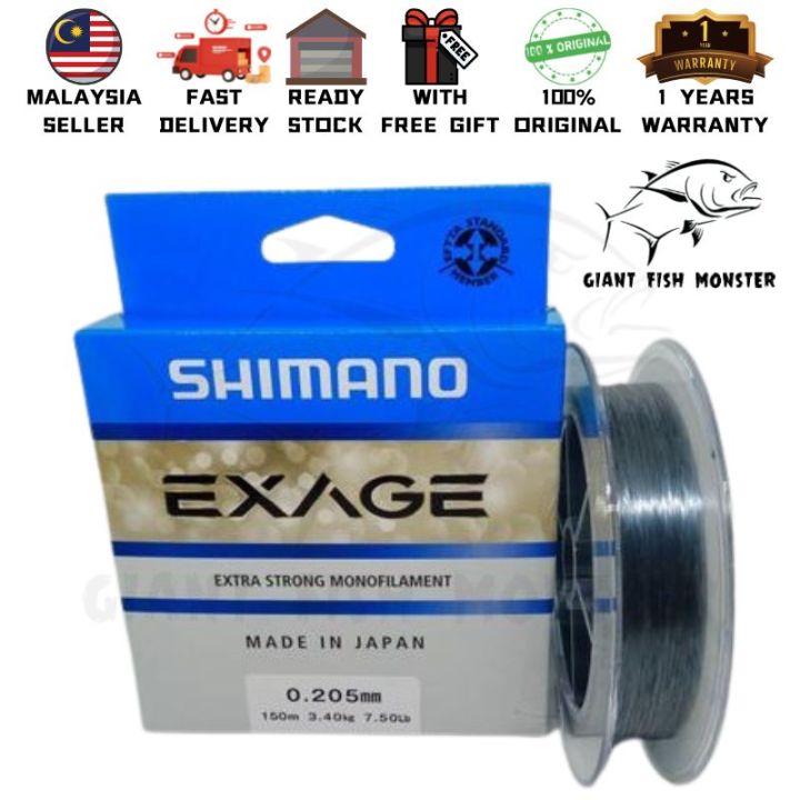 SHIMANO EXAGE LINE 150m / 300m | Lazada