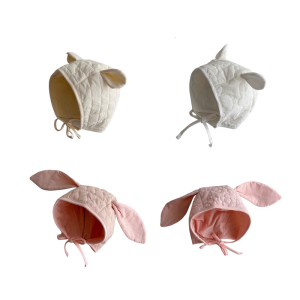 หมวกเด็กอ่อนทารกแรกเกิดถึง24เดือนพร้อมหูหมีสวยหมวกผ้าฝ้ายหมวกลายการ์ตูนสำหรับทุกเพศหมวกทารกสำหรับ Comfort และสไตล์