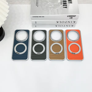 For Huawei Honor Magic 8 Pro Case Luxury Matte PU With Ring Stand Protective Back Cover Case For Magic 8 8Pro Shell