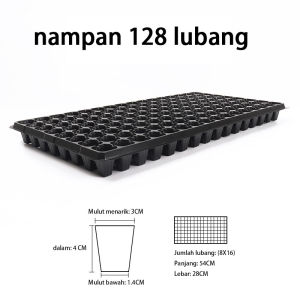 (DISARANKAN PEMBELIAN MINIMAL 10 PCS) Pot Tray Semai Bibit Benih / Pot Bibit / Seedling Pot - 21/32/50/72/98/105/128/200/288