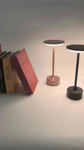 Simple Touch Sensor LED Table Lamp Rechargeable Desk Lamp 3Colors Adjustable Bedside Creative Ambient Light Bar Room Decor Light-152c4c8b