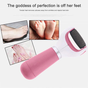 Roller Penghalus Tumit Kaki ELECTRIK penghilang kulit kasar pedi foot care (VARIAN PINK)