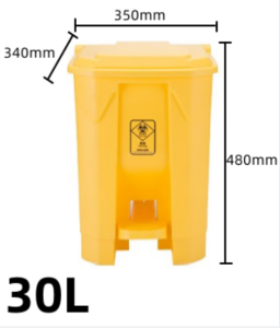 【MAHARLIKA TRUST】Heavy Duty Plastic Trash Bin 20L 30L 50L 80L 100L with Step Foot Pedal Kitchen Garbage Trash Can Restroom Waste Bin Pedal trash bin Bathroom Dust Bin Recycling Bin